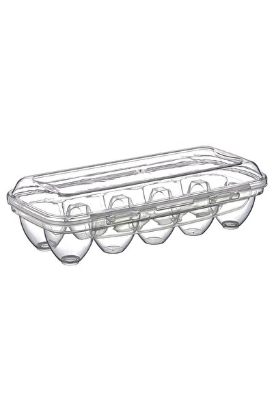 Hype Store ® 10 Compartments Egg Cup Storage Box with Lockable Lid YU110