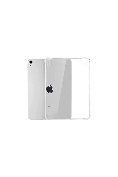 AL - KAR TİCARET حافظة آيباد إير 4 10.9 مضادة للصدمات من السيليكون - شفافة