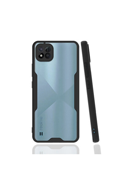 Najmaddin جراب Realme C11 2021 سيليكون بلاتينيوم - أسود