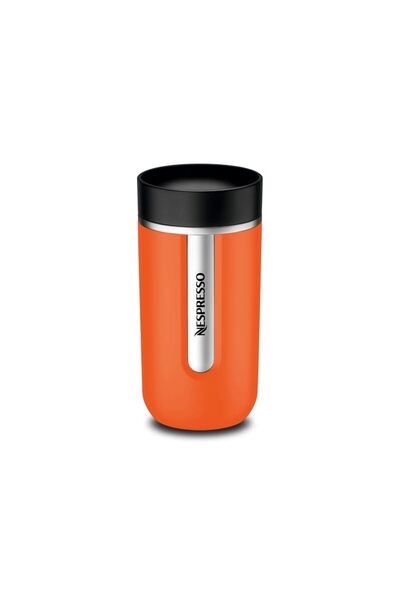 Hype Store Nomad travel mug mandarin orange thermo mug, insulated mug, leakpr...