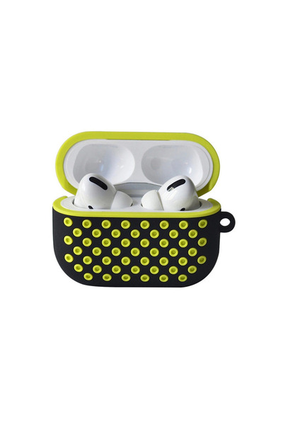 AL - KAR TİCARET Airpods pro 2 (2nd generation) sport hole case - black-yellow