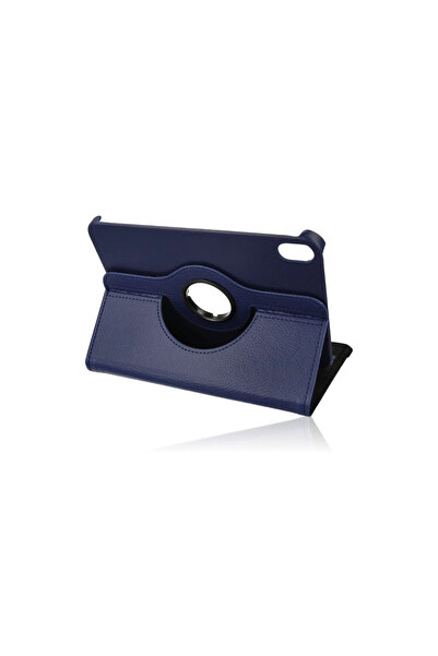 CT STONES iPad Mini 6 Case 360 Tablet Leather Case - Navy Blue