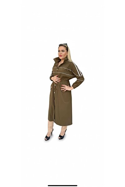 FATMA DANIŞMAN trenç ceket büyük beden