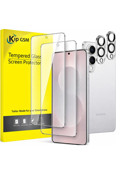 Kipgsm Samsung Galaxy A07 Uyumlu 9H Cam Ekran Koruyucu+Kamera Safir Lens Koru...