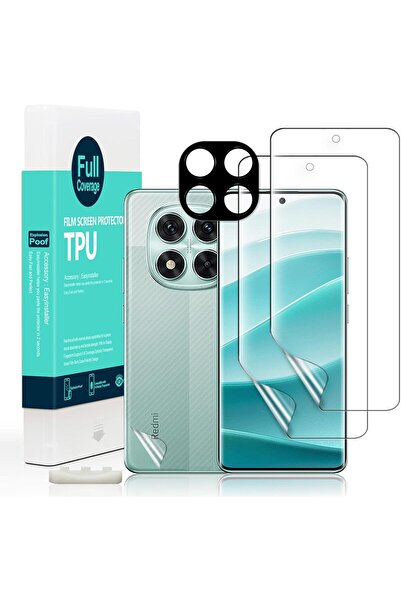 Kipgsm Redmi Note 14 Pro 5G Uyumlu 9H Cam Ekran Koruyucu+Kamera Safir Lens Ko...