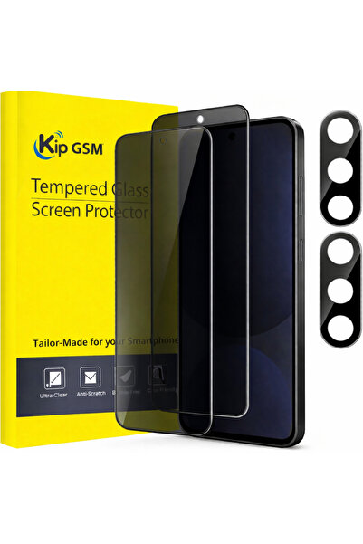 Kipgsm Samsung Galaxy S24 Plus Uyumlu 9H Hayelet Cam Ekran Koruyucu+Kamera Sa...