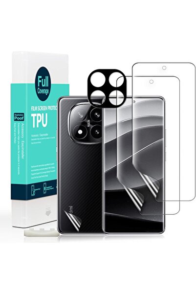 Kipgsm Redmi Note 14 Pro Plus Uyumlu 9H Cam Ekran Koruyucu+Kamera Safir Lens ...