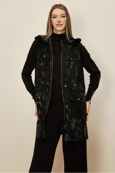 Alvina Hooded Vest 46254-1