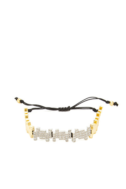 Network Silver Gold Taşlı Kadın Bileklik