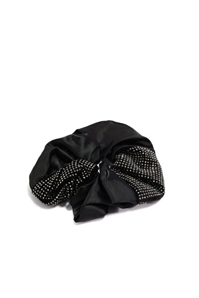 Network Siyah Taş Detaylı Kadın Lastikli Toka