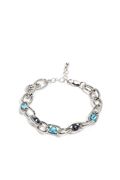 Network Silver Taşlı Kadın Zincir Bileklik