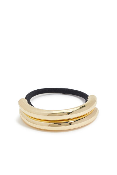 Network Gold Aksesuarlı Kadın Lastikli Toka