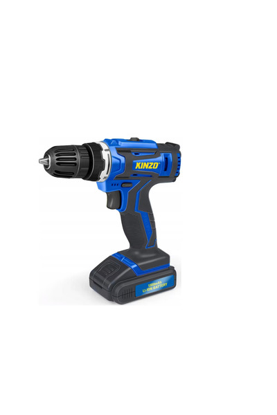 KINZO Powertools Cordless Drill and Screwdriver, 14.4V, 1300mAh, Battery, 125...