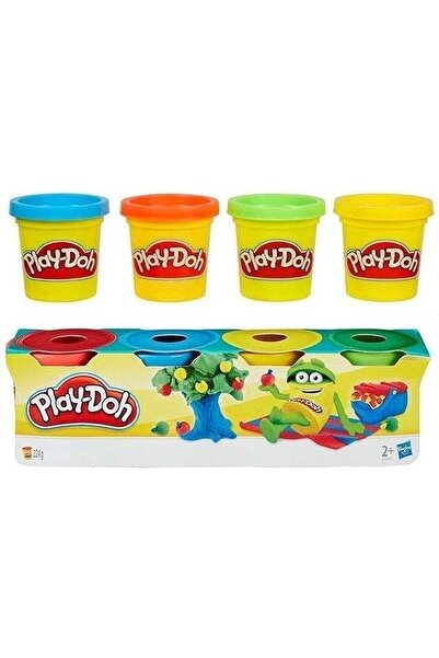 Hasbro Set of 4 Play-Doh tubes, 224 g, assorted colors, Hasbro, for children ...