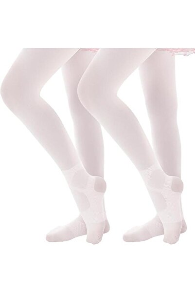 Arabest 2 Pairs Girls Ballet Dance Tights Kids Ultra Soft Footed Anti-Tights ...