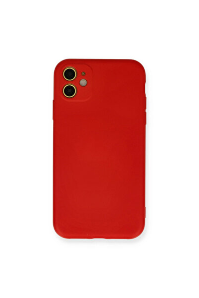 Najmaddin Iphone 11 case nano inner velvet silicone - red