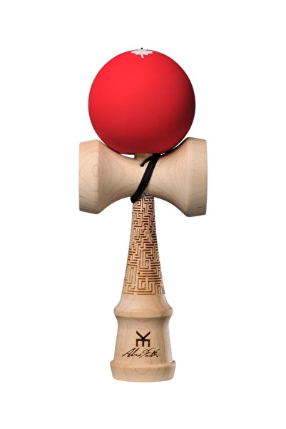 Kendama USA Alex Smith Pro Model Version 4 Red Maze