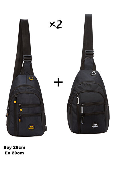 Newish Polo Unisex Su Geçirmez Kulaklık Usb Çıkışlı Çapraz Askılı Çanta Bel O...