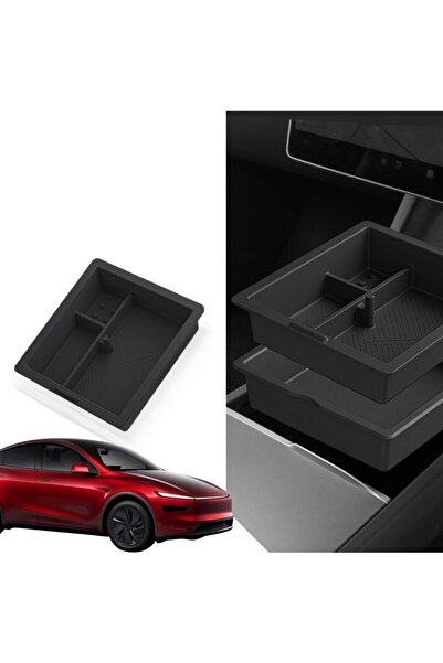 TESLA Juniper Center Console Organizer - Black - Lower and Upper 2 Pieces