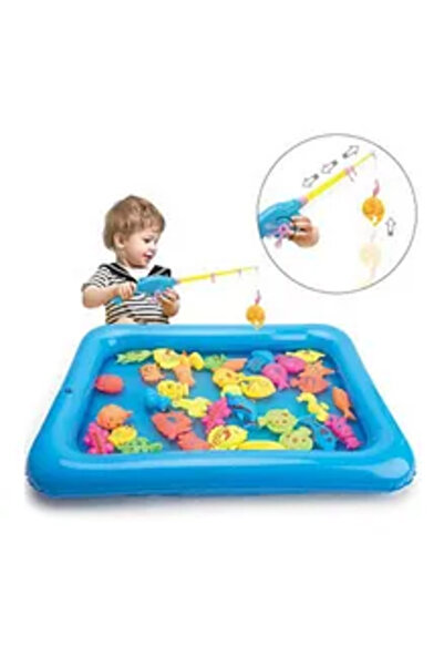 Fun Moment Fishing Game with Inflatable Pool