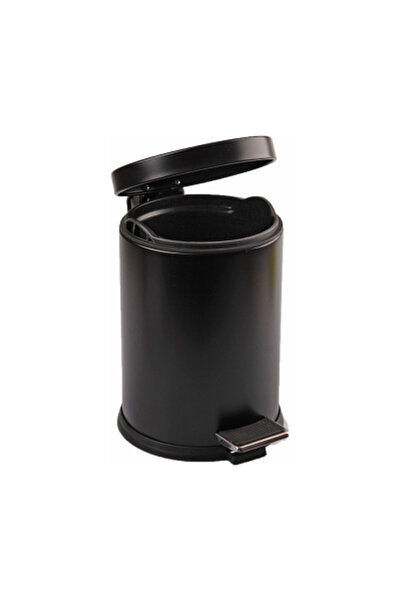 Fırsatkolik 5Lt Black Pedal Metal Bin (5067)