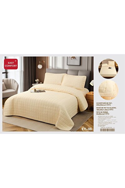 ANATOLIATEKSTILE Premium Cotton Bed Linen Set, 4 Pieces