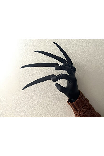 Morphena3D Freddy Krueger Pençesi Eldiveni – Nightmare Temalı Cosplay ve Kole...