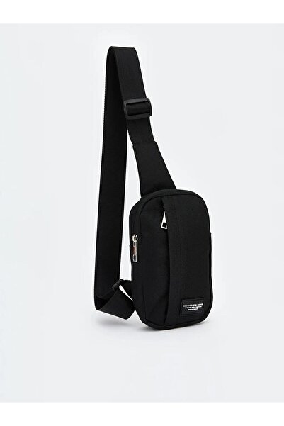 LC Waikiki Black Zippered Men's Chest Bag (S6)