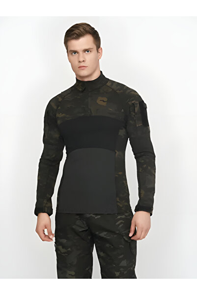 Lion camo NEW Tactical Combat T-Shirt, Stretch Cotton Camouflage