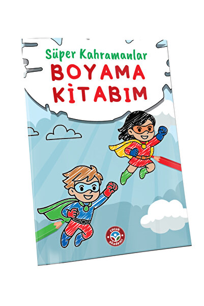 Çocuk Akademi Boyama Kitabım Süper Kahramanlar