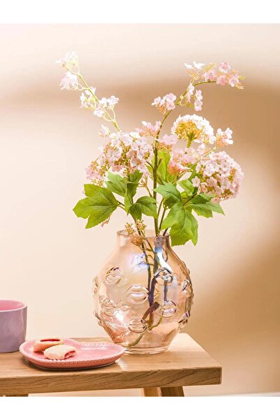 LC Waikiki Pink Glass Vase 20 cm (S6)