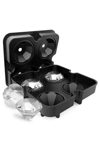 Epinox Ice Mold - Silicone - Diamond 4-Piece 47X38 mm (Ebk-60)