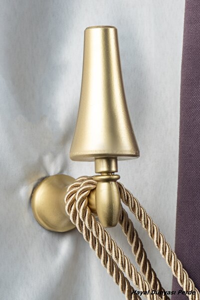 Hayal Dünyası Perde Aksesuarları Ahşap Fon Perde Duvar Bağlama Aparatı (renso)