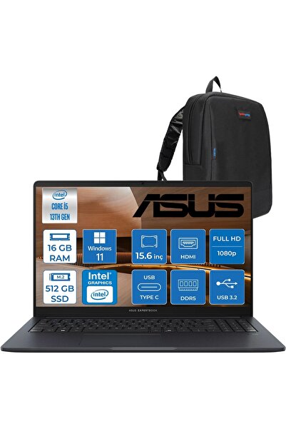 ASUS Expertbook B1 B1503CVA-S75437 I5-13420H 16GB 512GB SSD 15.6"fhd WIN11PRO...