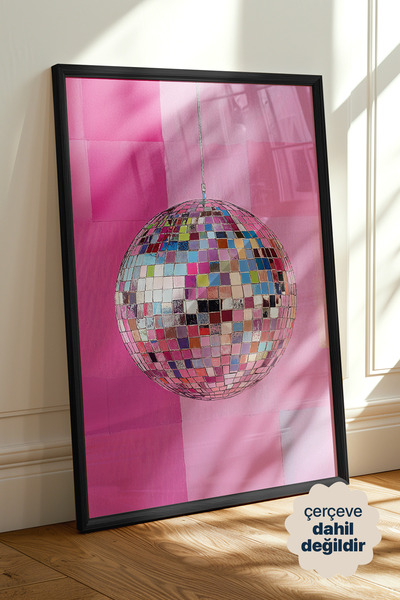 Persona Istanbul Artificial Collection "Pink Groovy" - Retro Disko Topu Poste...