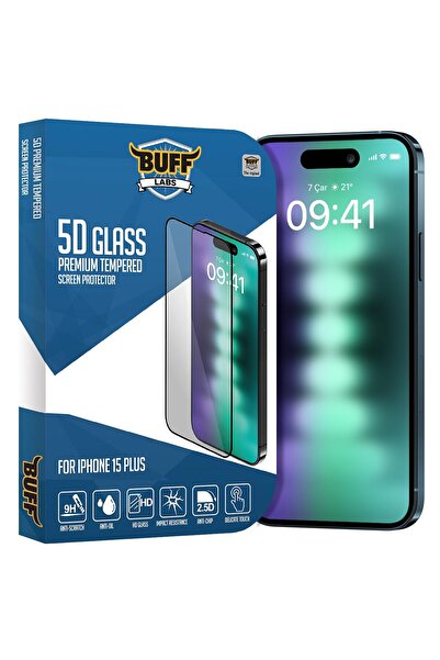 Hype Store واقي شاشة زجاجي 5D متوافق مع LABS iPhone 15