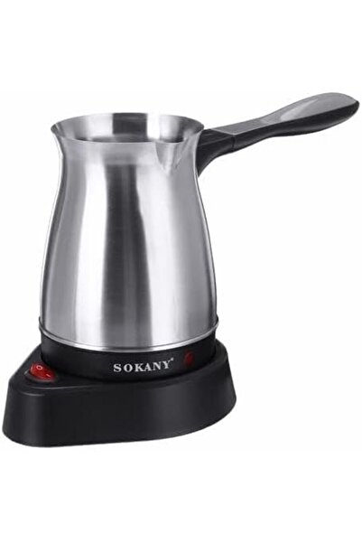 SOKANY SK-214 Electric Turkish Coffee Maker - 500ml Stainless Steel Pot, 600W...