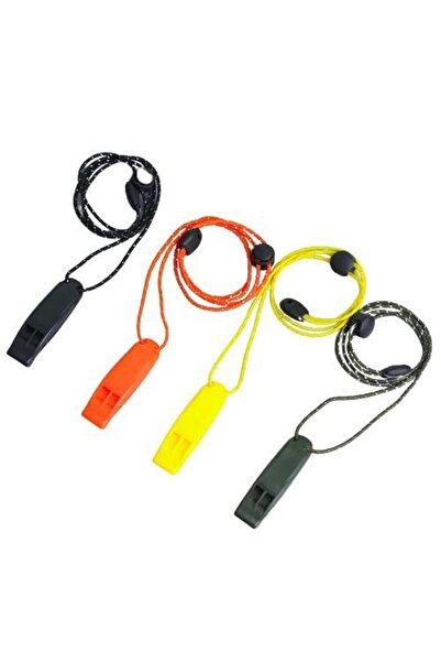 Arabest صافرة أمان للطوارئ مع حبل تعليق، صافرات نجاة عالية الصوت بدون حبة بازلاء