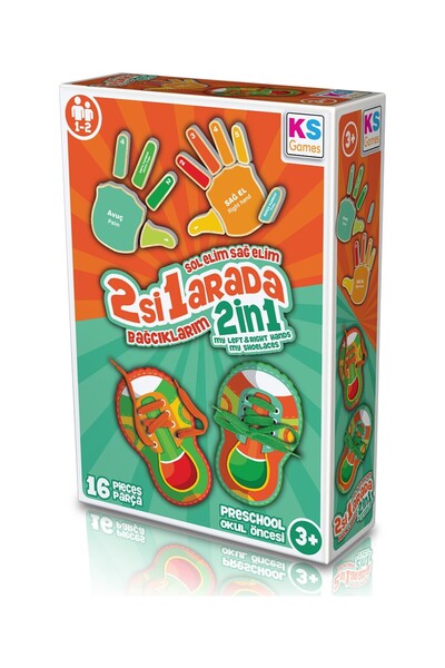 Ks Games Bağcıklar ve Parmaklar Eğitici Oyun Okul Öncesi Be233