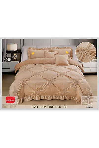 ANATOLIATEKSTILE Premium Bedding Set, Plush Velvet Luxe, 6 Pieces