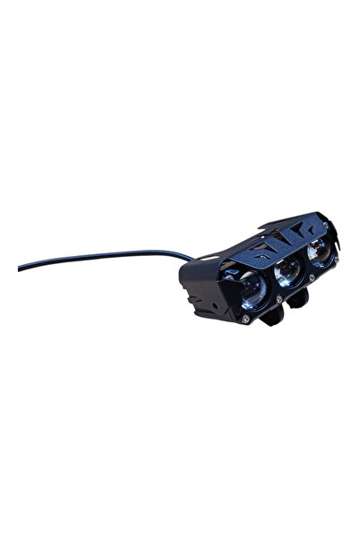 Uzman MOTOSİKLET LED SİS LAMBASI 3MERCEKLİ CAKARLI