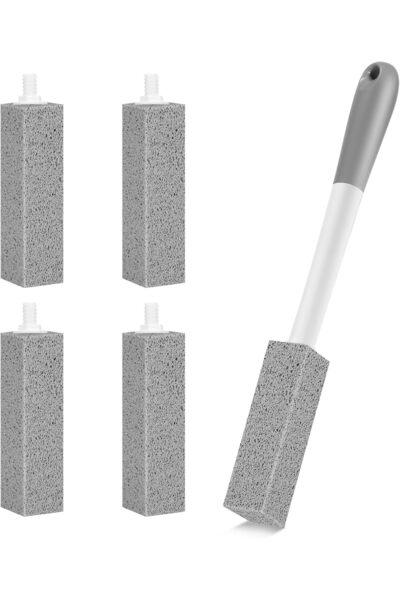 Arabest 4 Pack Toilet Pumice Stone with Long Handle,Pumice Stone Toilet Bowl ...