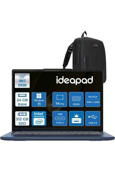 LENOVO Ideapad Slim 5 14IRH10 I7-13620H 24GB Ddr5 512GB SSD 14" IPS WIN11HOME...