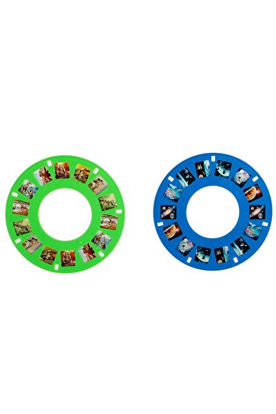 OEM 3D Viewer Discs with Space & Dinosaur Images - 2pcs