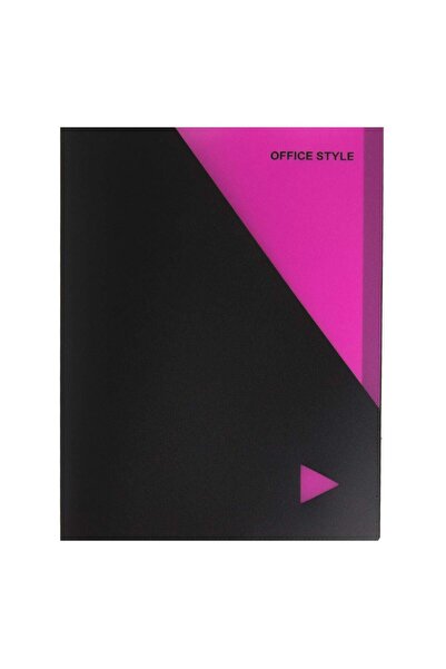 OEM A4 Black Pink Folder with 20 Sheets Office Style