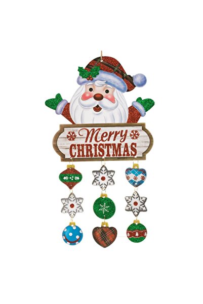 OEM Decoratiune Suspendabila de Craciun cu Ornamente Glitter 20x40cm