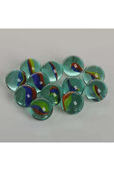 OEM Transparent Colored Glass Balls Ø2.5cm - 12pcs
