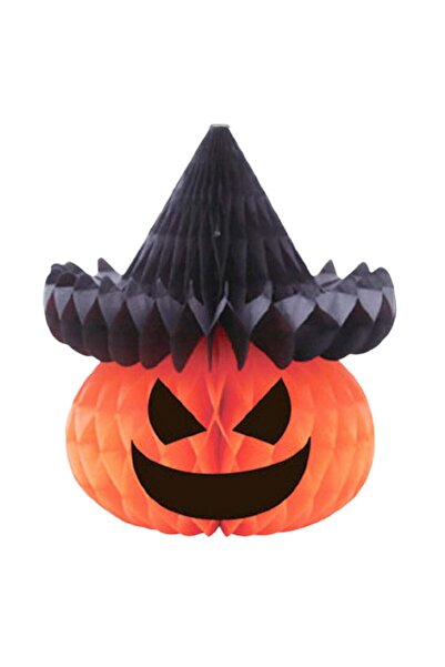 OEM Dovleac Decorativ cu Palarie de Halloween Ø24x27cm