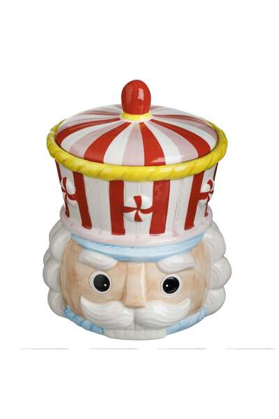 OEM Recipient Ceramic pentru Biscuiti de Craciun Soldat Rege Ø16x22cm