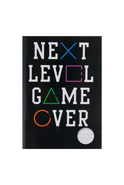 OEM Caiet A5 Dictando Coperta Neagra Game Over 60F